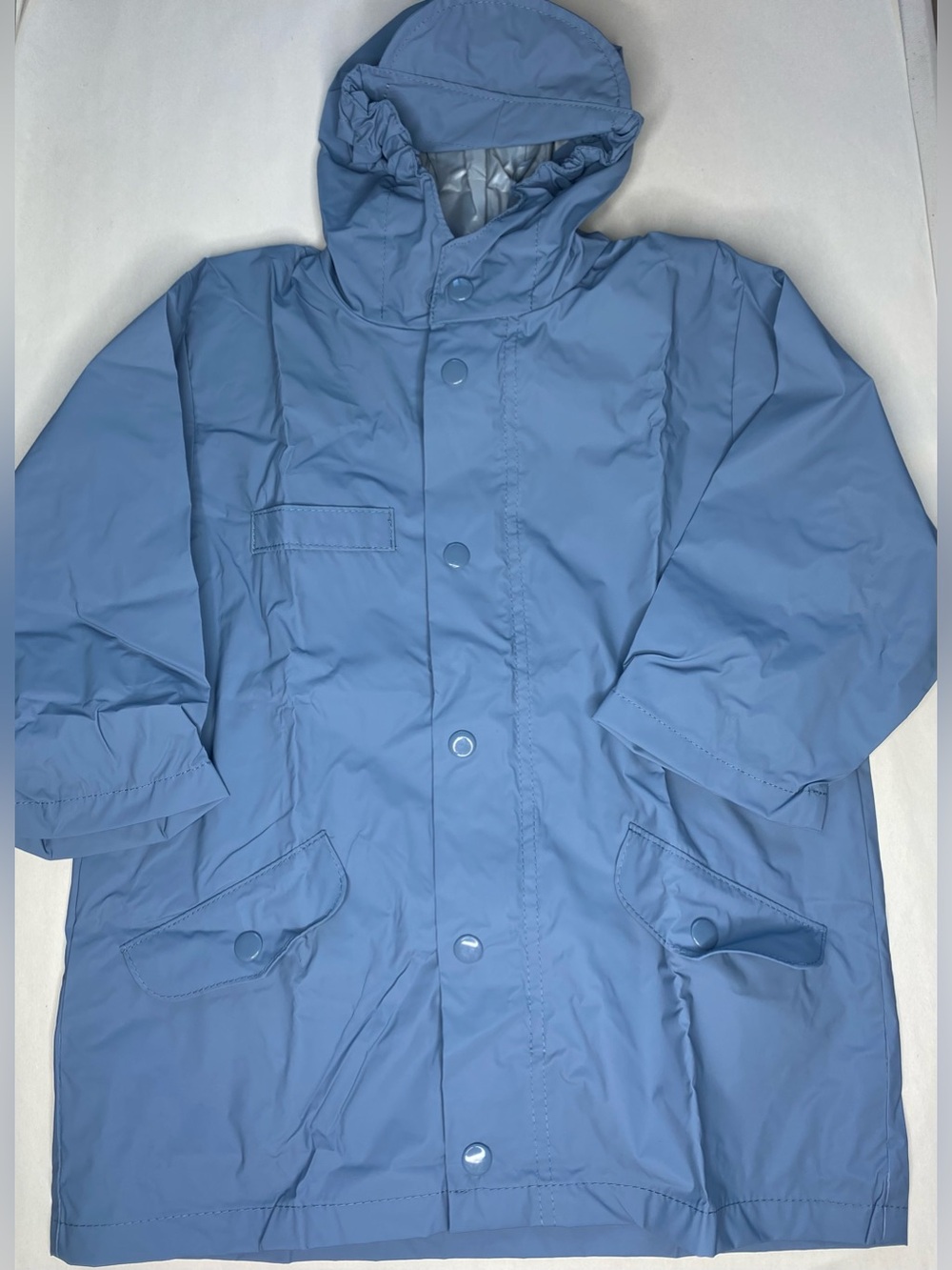 NWT Gap Kids Stormbuster Raincoat with Pouch Size XS full head hood coverage